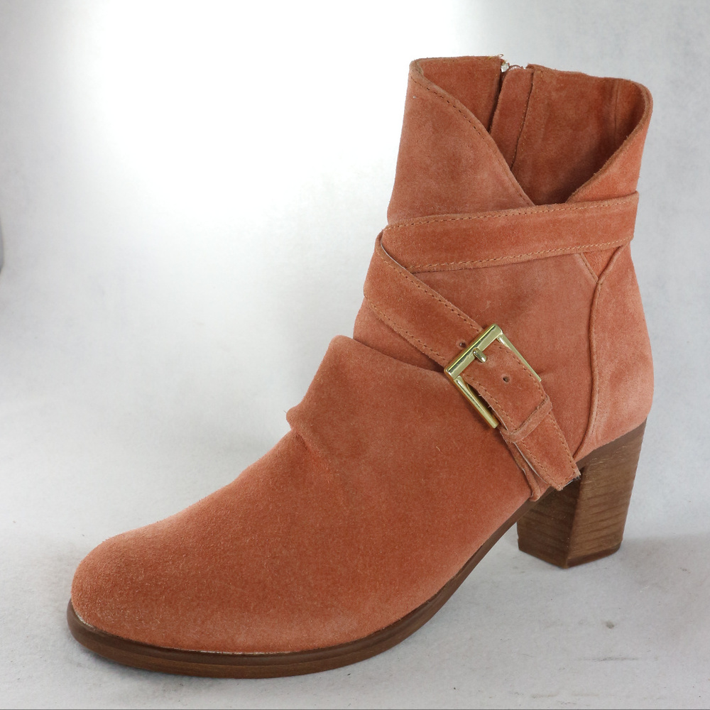 New MATISSE Rust "Harper" Orange Suede Boots - Picture 1 of 8